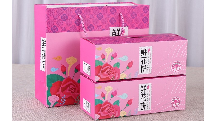 鲜花饼盒【食品卡盒】-定制-厂家-规格-图片
