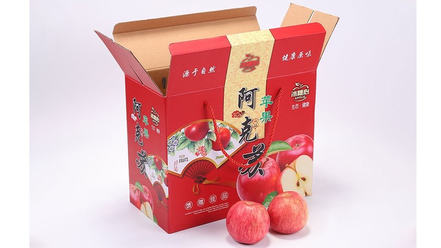 苹果【水果彩箱】-定制-厂家-规格-图片